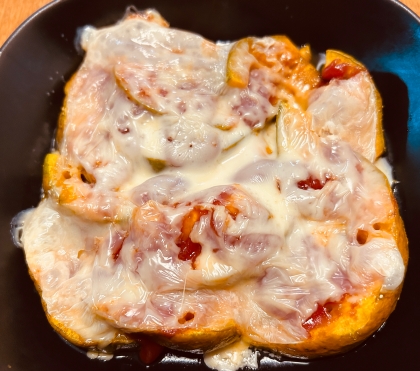 レンジで簡単★カボチャのチーズ焼き