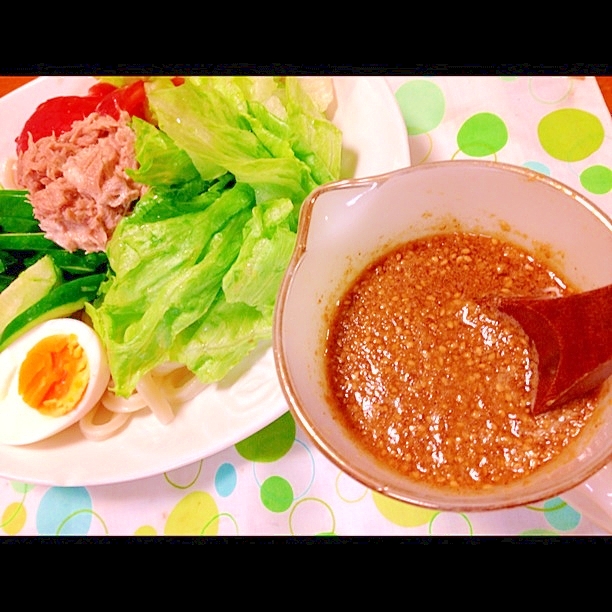 麺つゆをアレンジ！サラダうどんのタレ