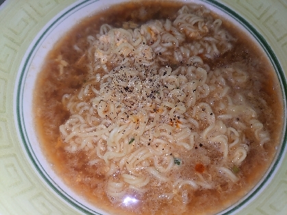 サッポロ一番味噌ラーメン卵とじ