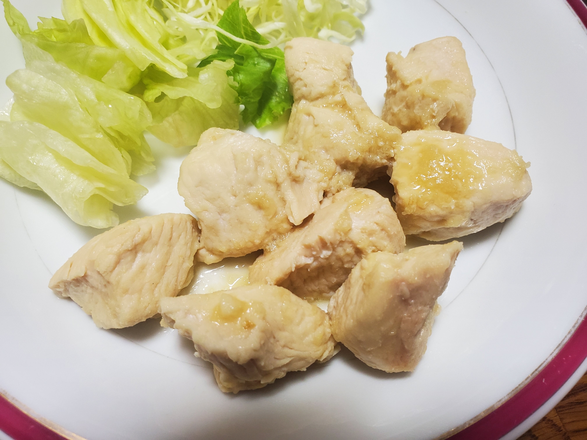 鶏肉のニンニク蒸し