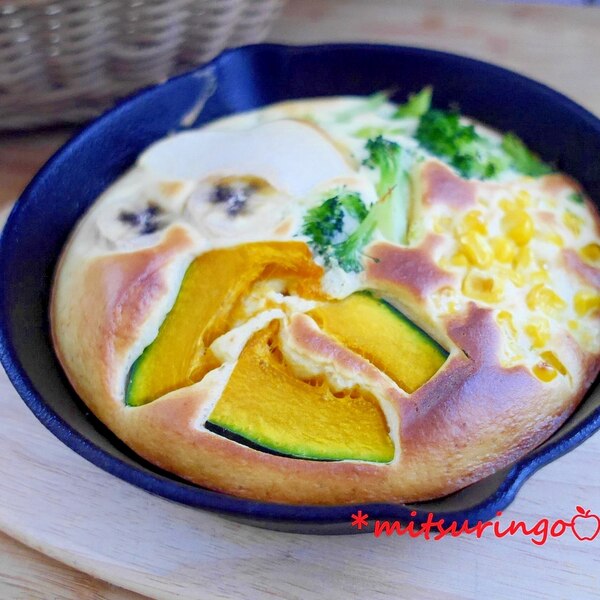 スキレットで具だくさんパンケーキ レシピ 作り方 By 蜜りんご 楽天レシピ スキレットで具だくさんパンケーキ レシピ 作り方 By 蜜りんご 楽天レシピ