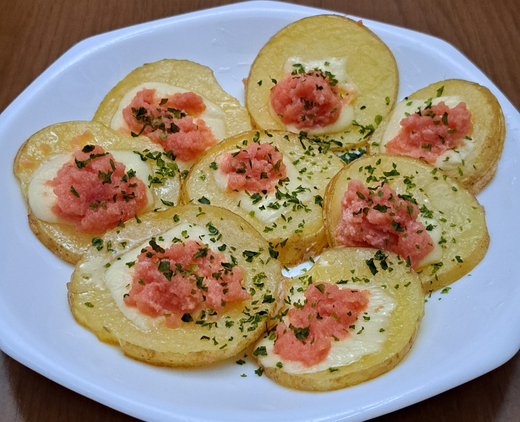 新じゃがいもとたらこ