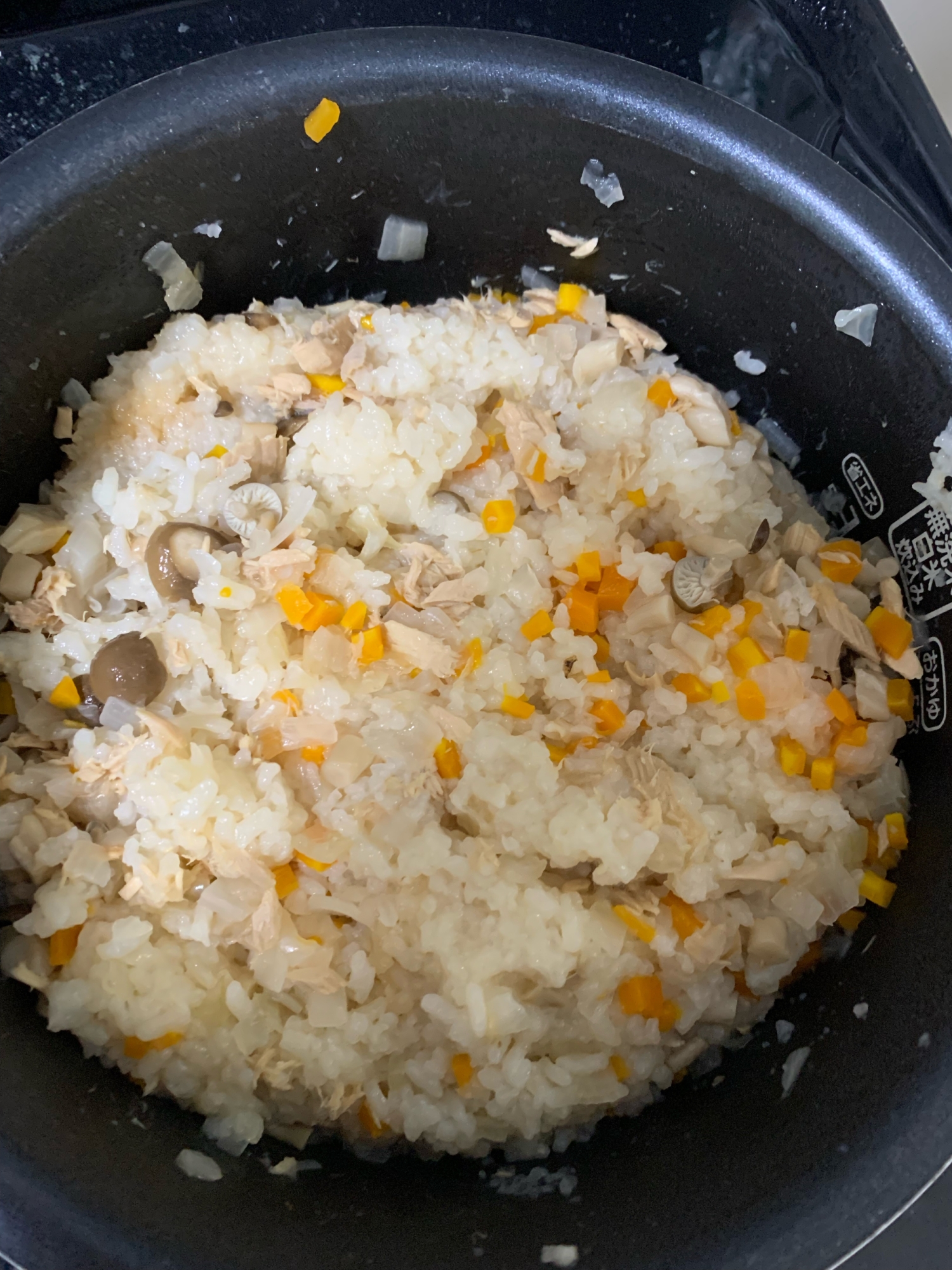 離乳食完了期に使えるツナの炊き込みご飯 レシピ 作り方 By Yopipi 楽天レシピ