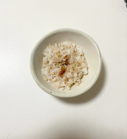 梅干しとちりめんのおにぎり