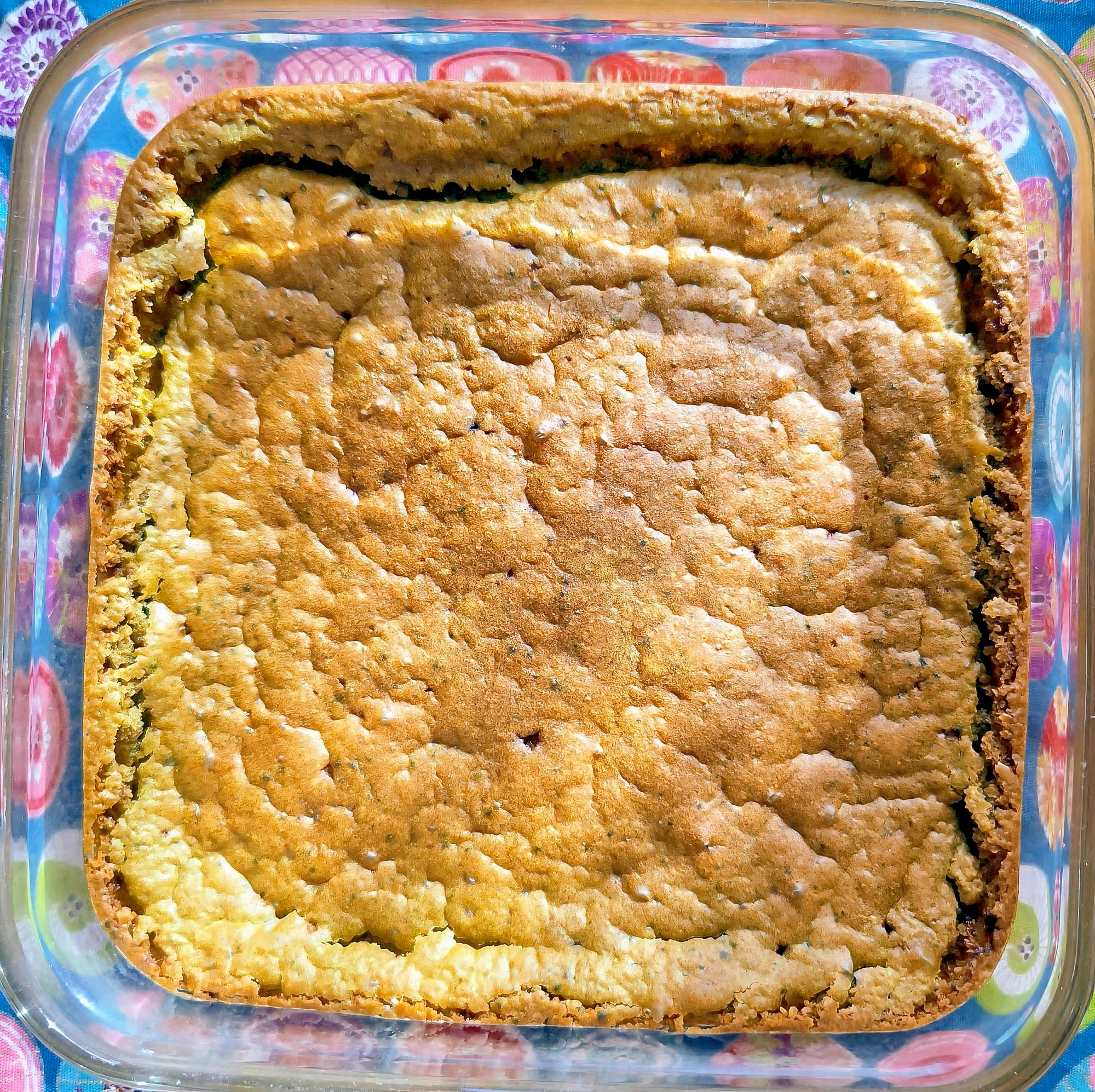 卵・牛乳・乳製品なし☆抹茶のふんわりスクエアケーキ
