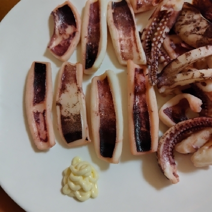 いかの一夜干しを簡単に焼く方法♪