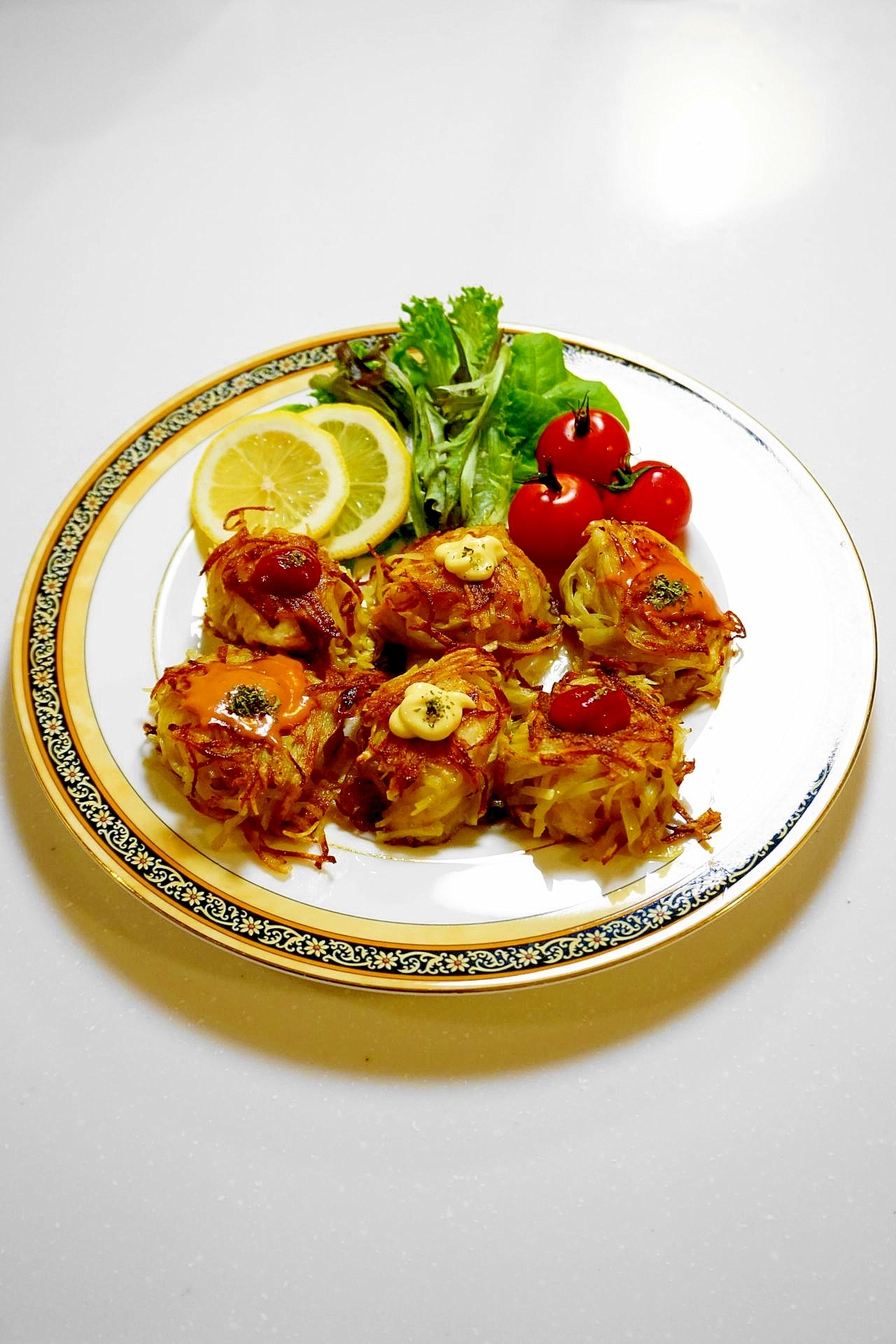 じゃがいもを衣にした揚物！鶏ささみのポテト包み焼き