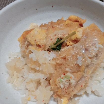 残ったチキンカツでカツ丼☆