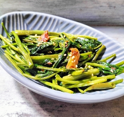 空芯菜＊にんにく辛炒め