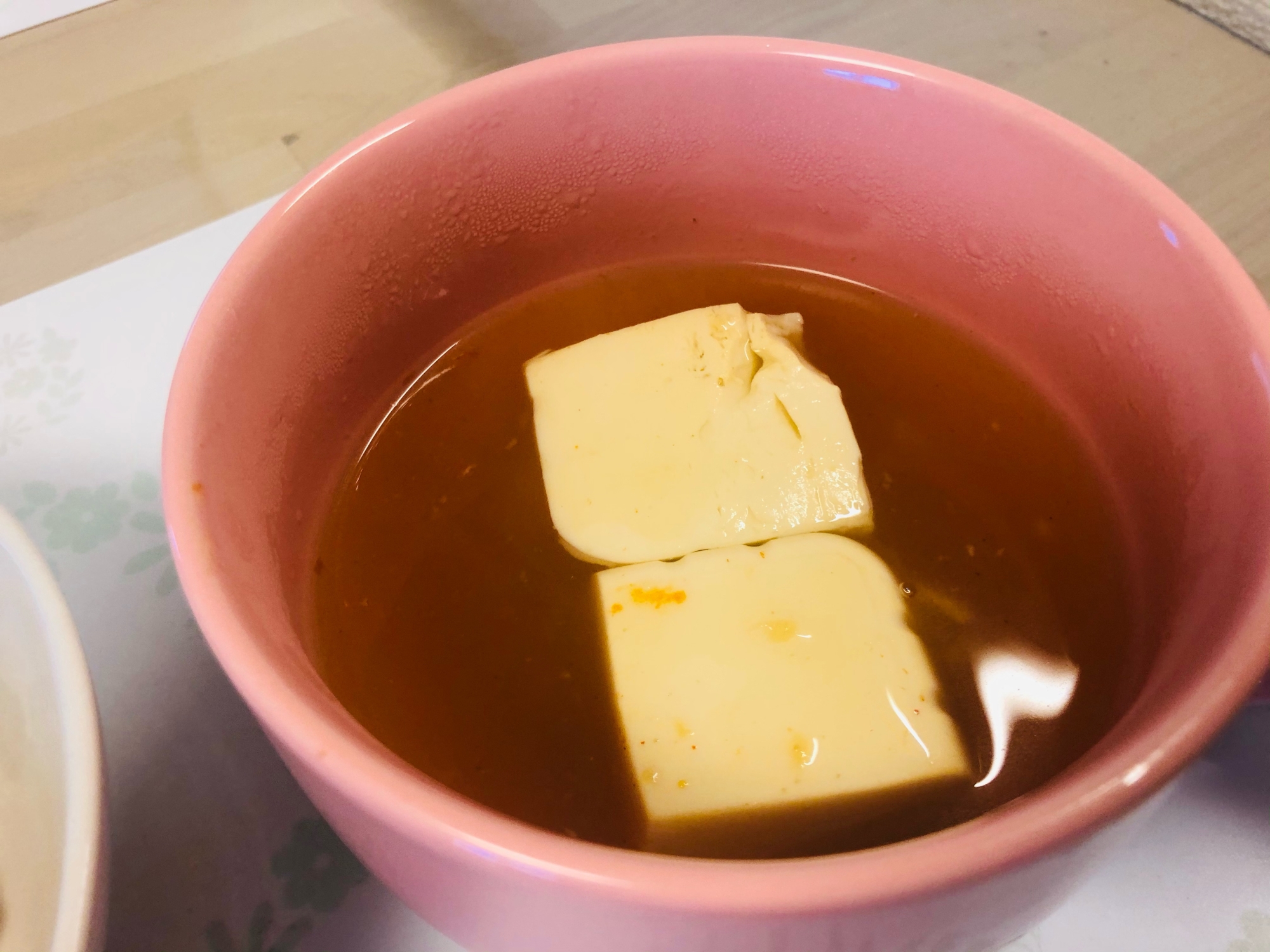 ピリ辛 豆腐スープ
