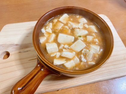 いつものレトルト麻婆豆腐がすごく美味しくなりました。
