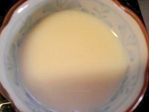 濃厚☆牛乳で杏仁豆腐