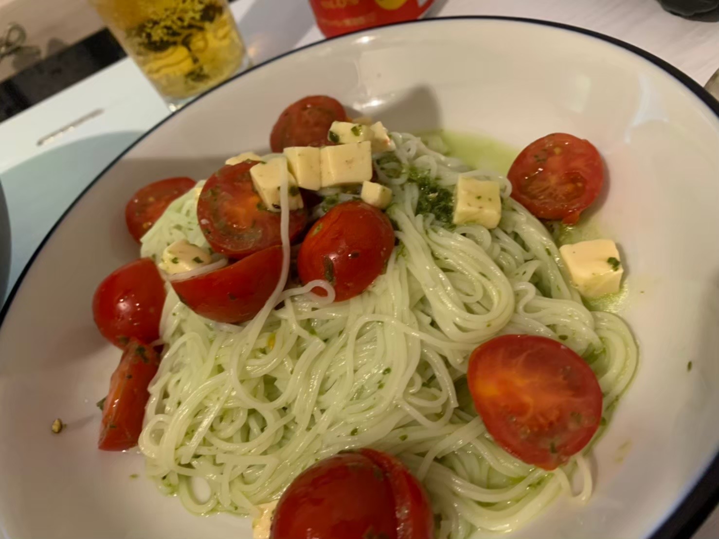 バジルそうめん