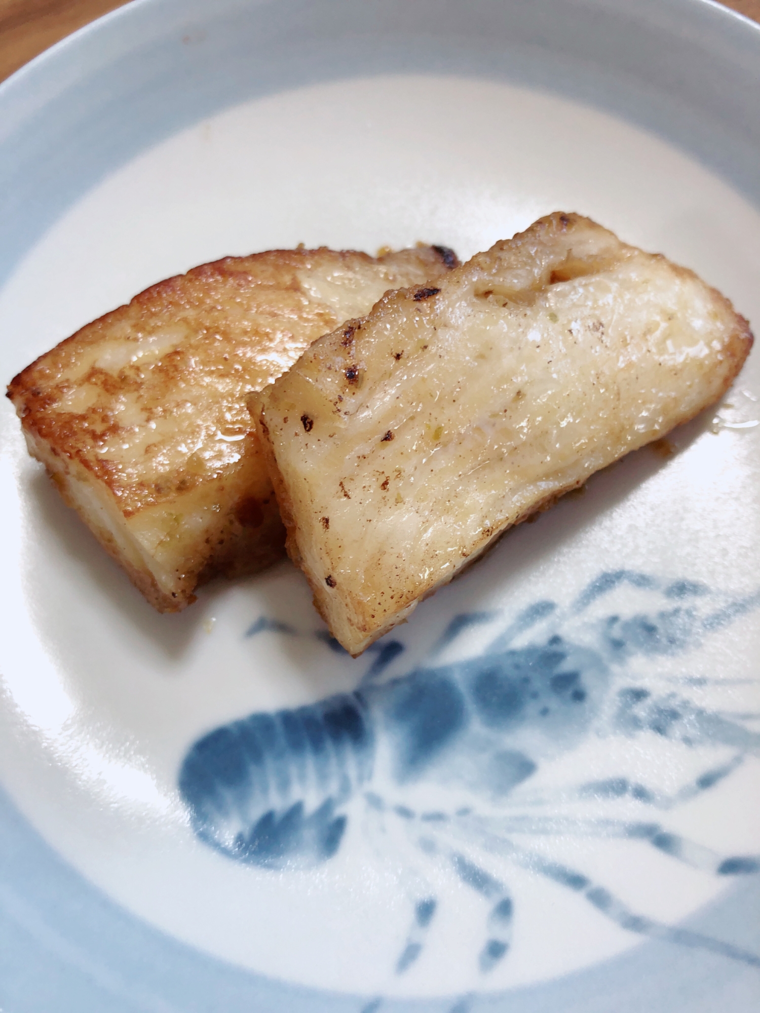 白身魚の柚子胡椒焼き