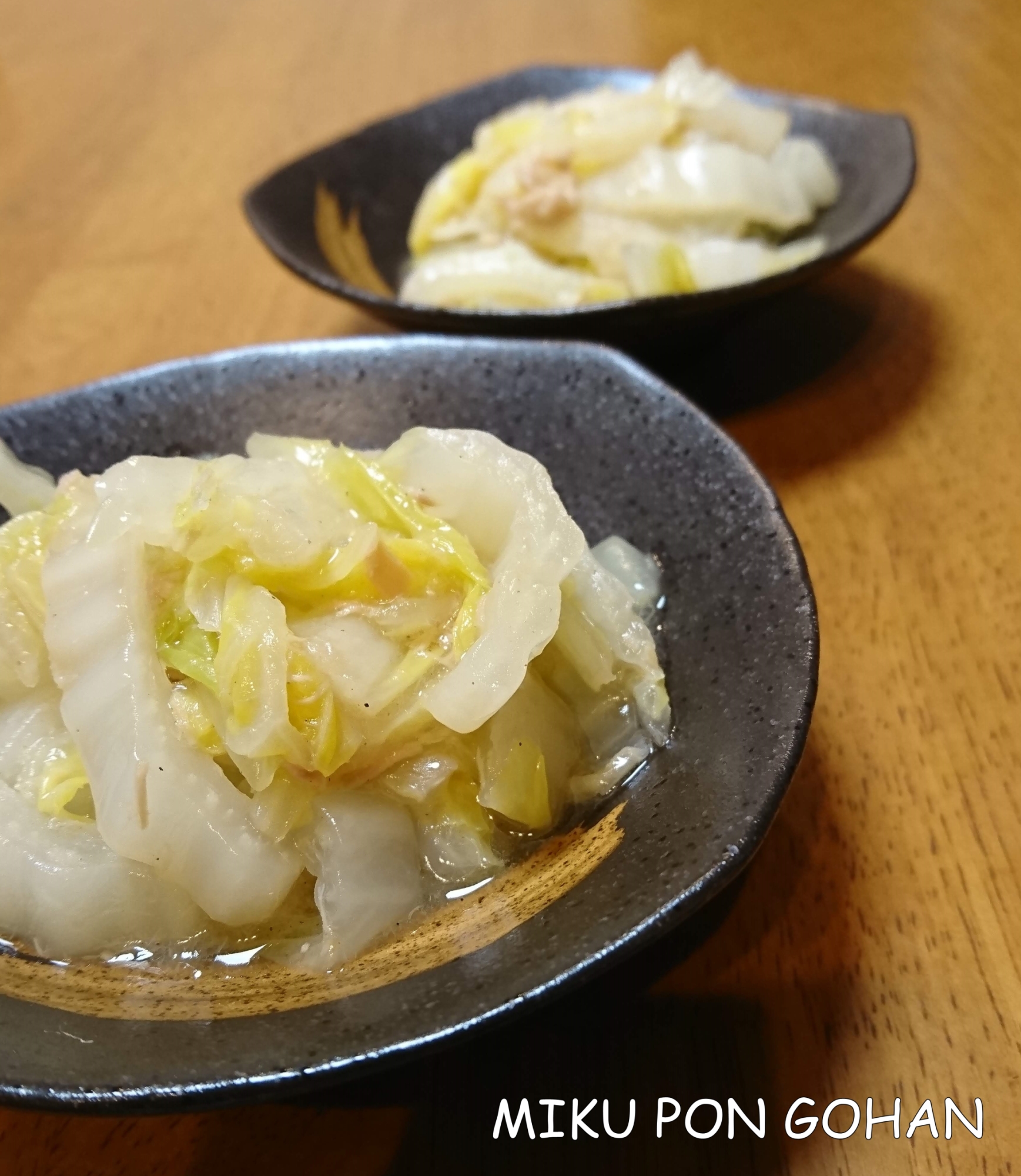 白菜とツナのあっさり中華煮