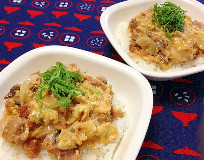 さば缶☆簡単卵とじ丼