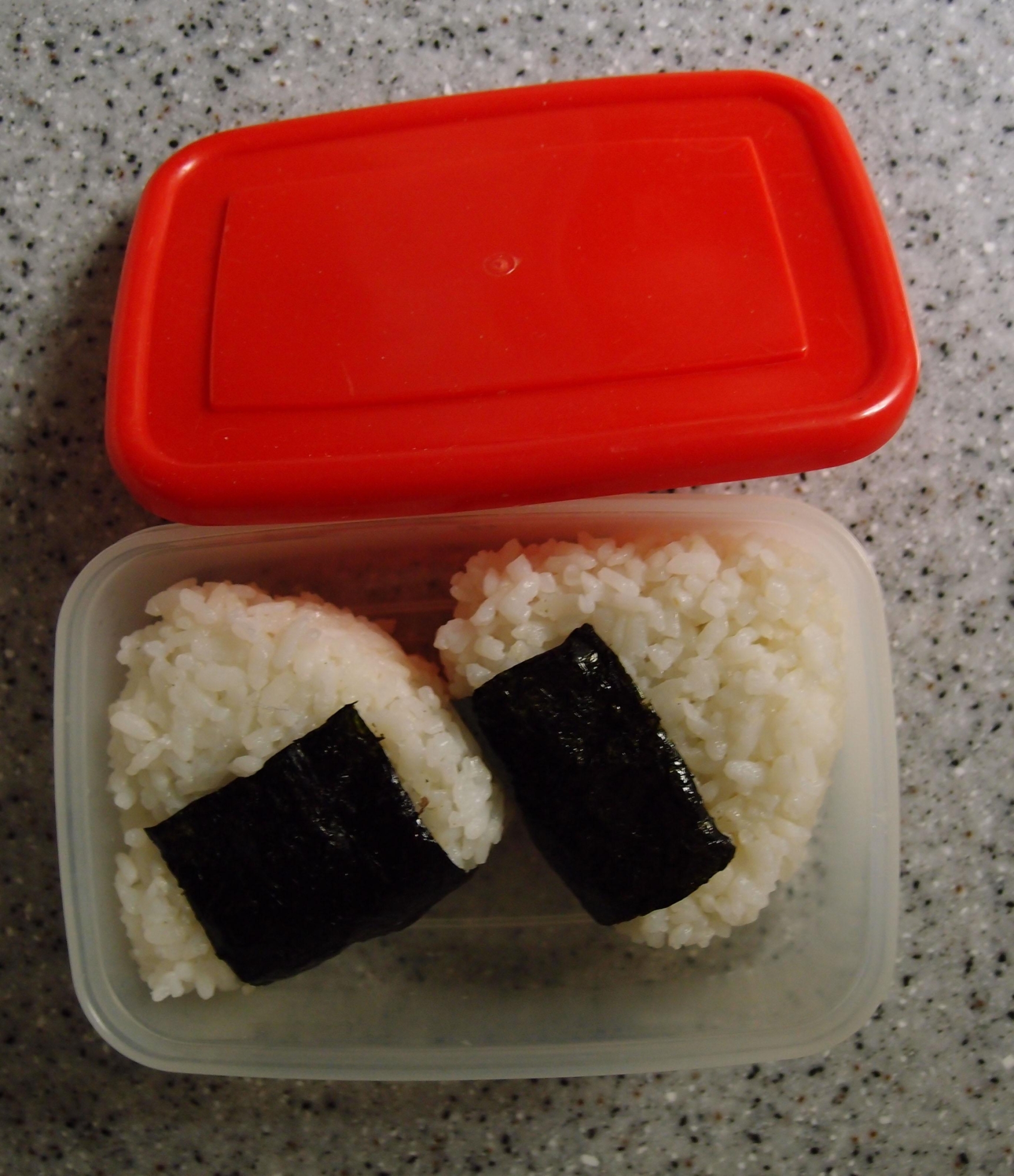 ごぼうのおにぎり弁当