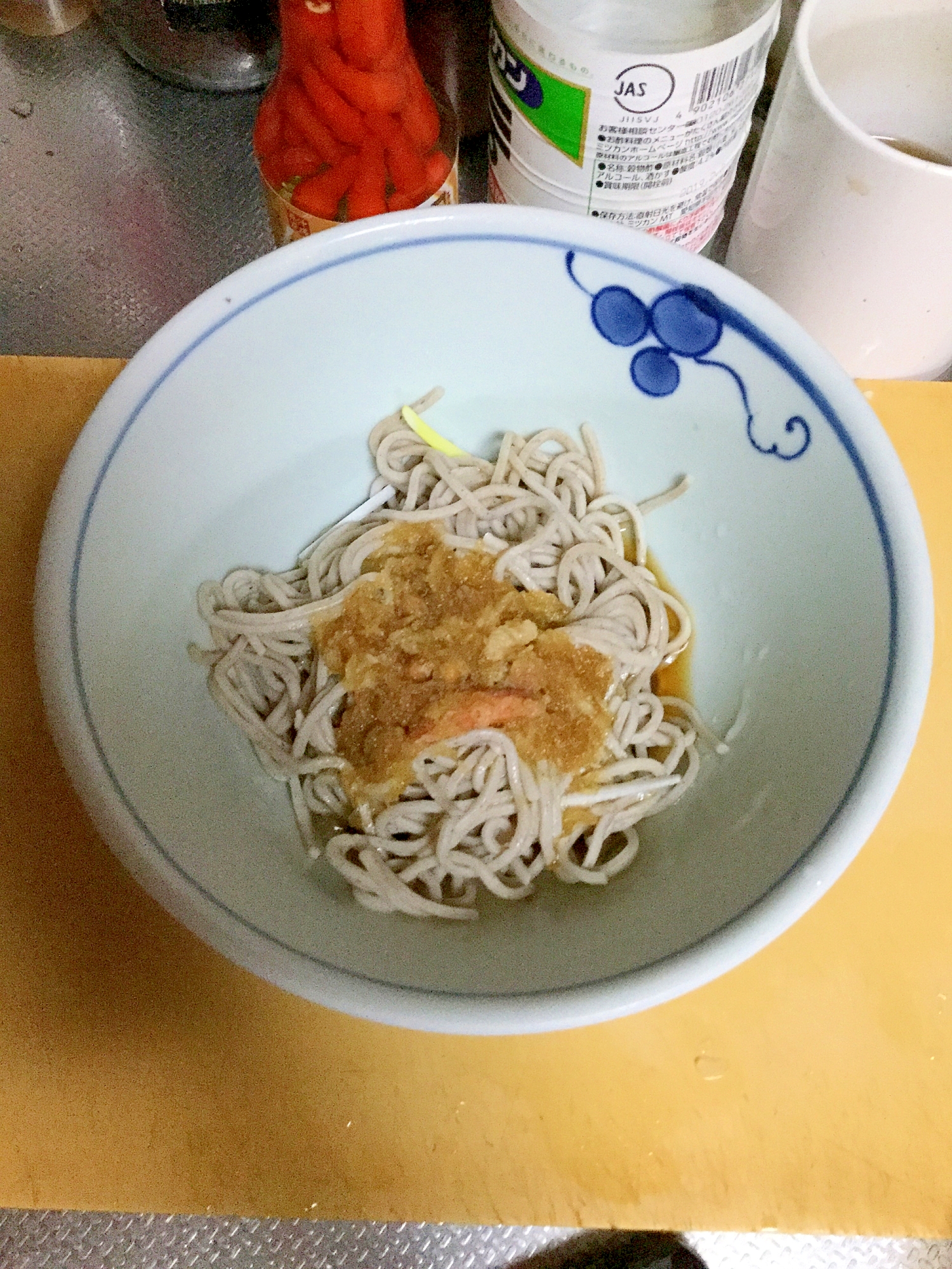 おろしタヌキぶっかけ蕎麦！