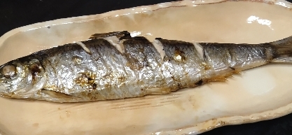 食べ応えしっかりです☆豪快♪に丸ごと1本ニシン焼き