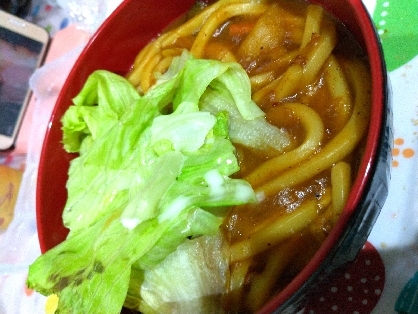 サラダカレーうどん