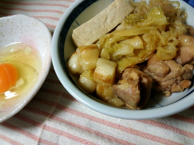 あったかジューシー☆鶏肉のすき煮