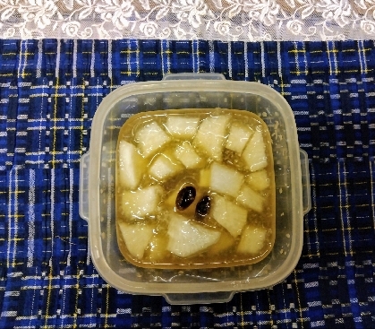 はちみつ大根＊レーズンのデザート