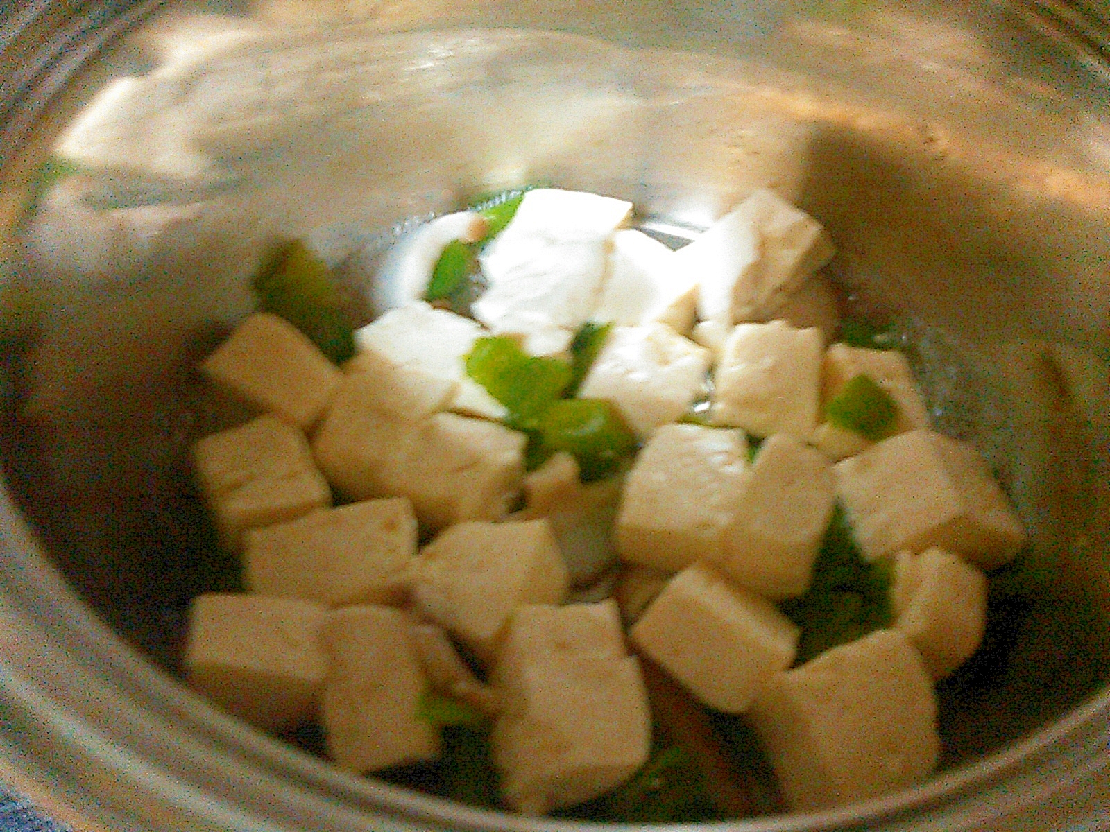 豆腐といんげんの薄煮
