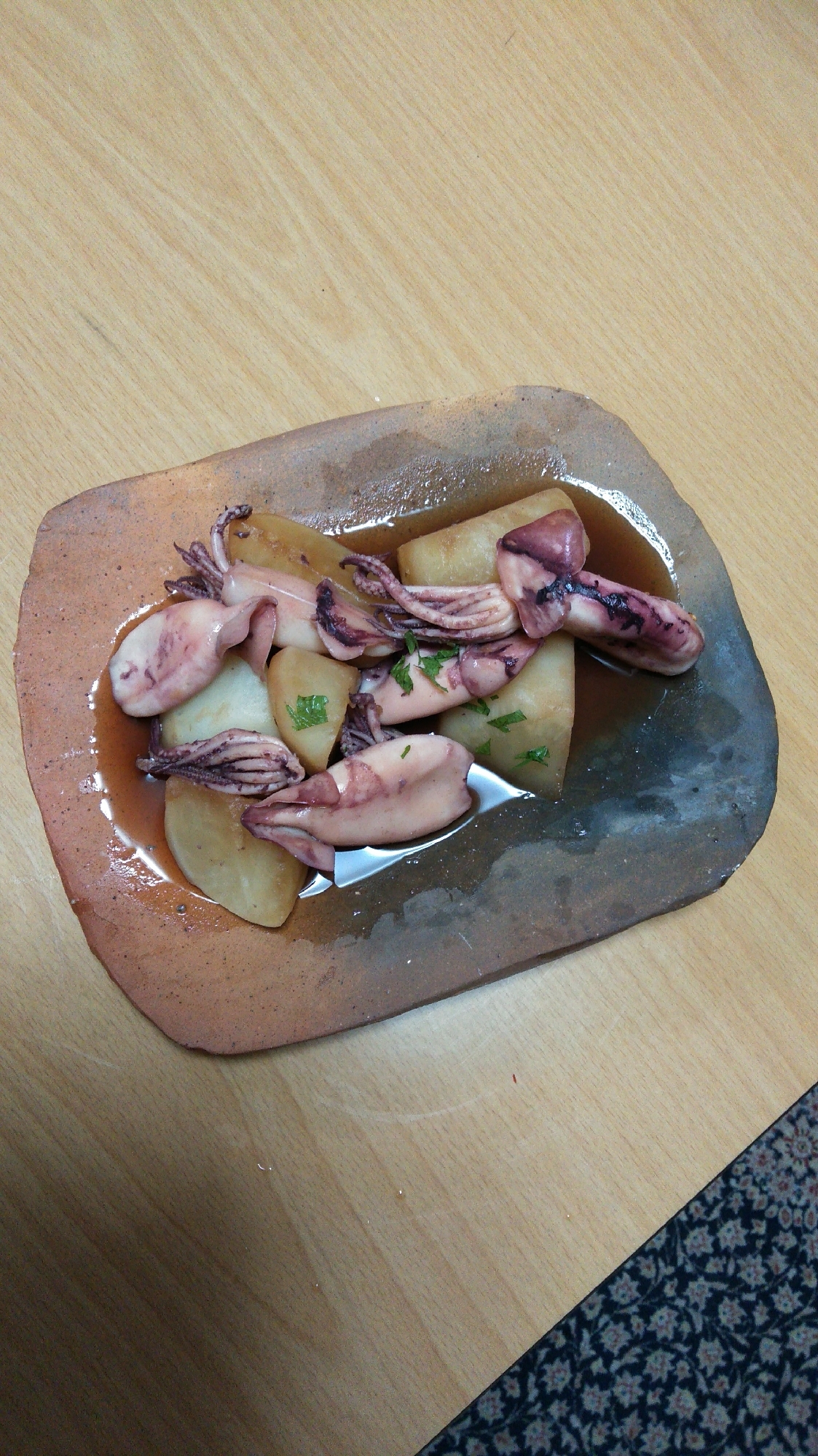 カブラとイカ、や〜わらか煮