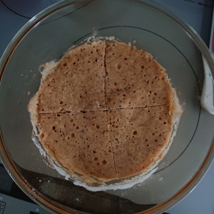 あんこときな粉の米粉蒸しパン