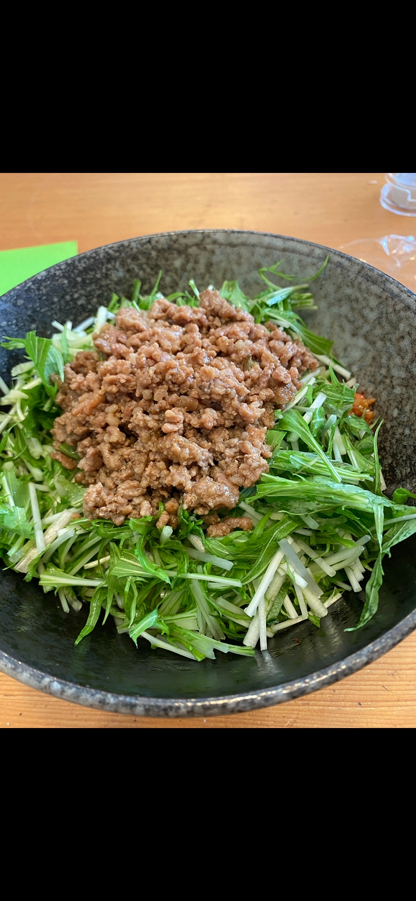 野菜をたっぷり取れるヘルシーまぜそば♪