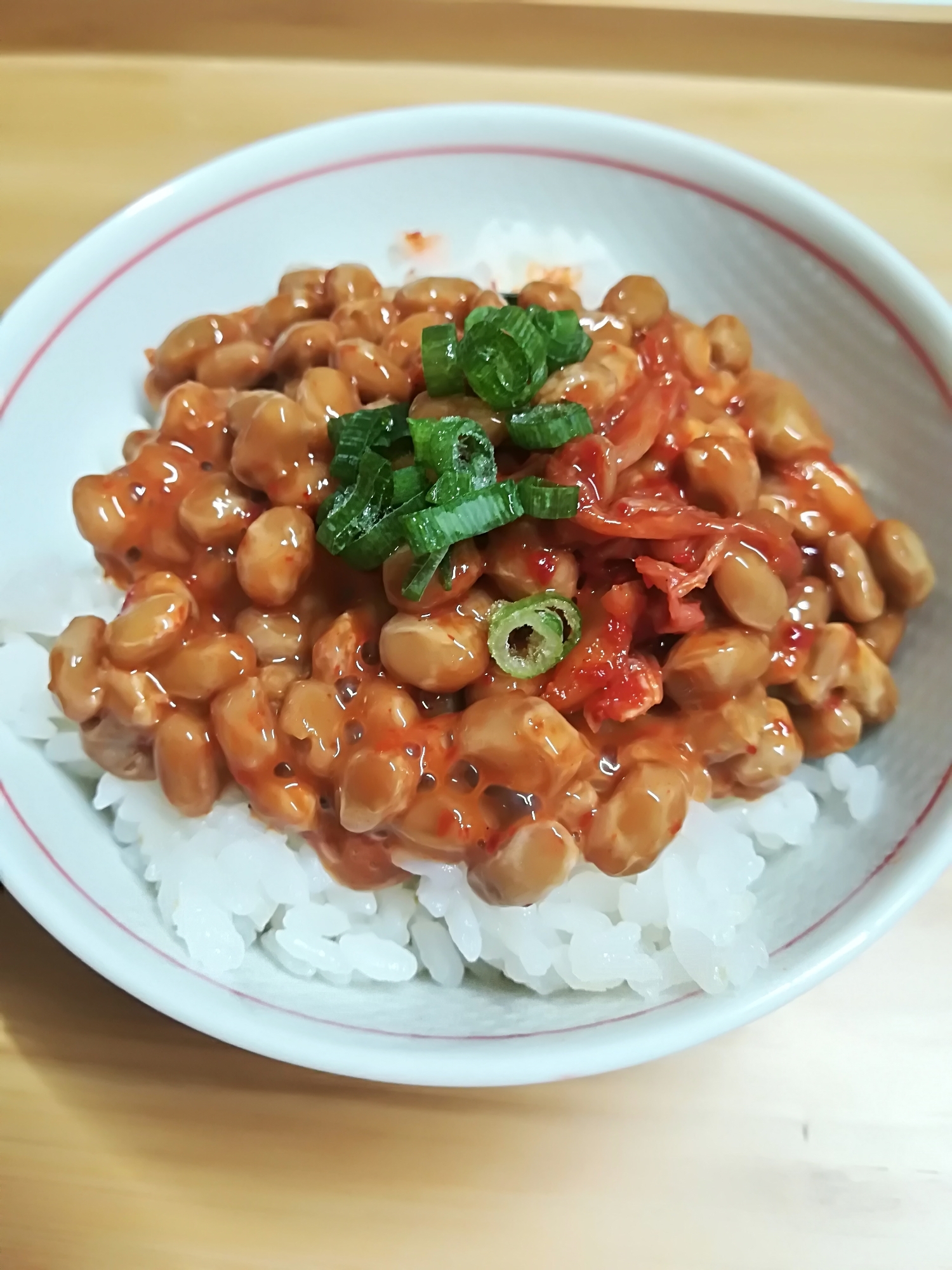 腸活レシピ☆納豆キムチご飯