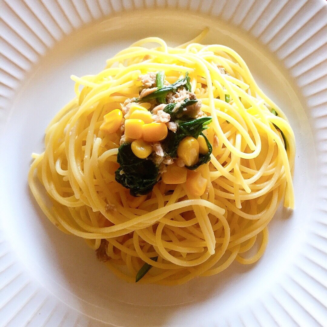 麺つゆ活用☆ツナの和風パスタ