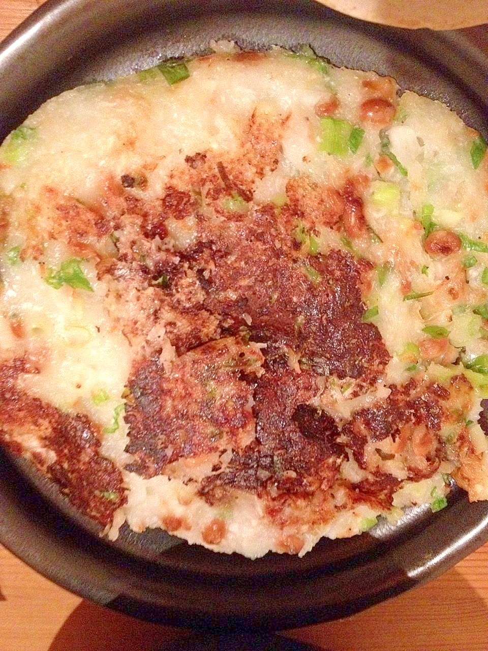 納豆入り大根のもちもち焼き