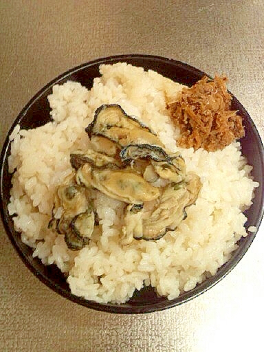 超簡単牡蠣飯