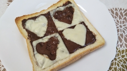 はまります！チョコチーズトースト