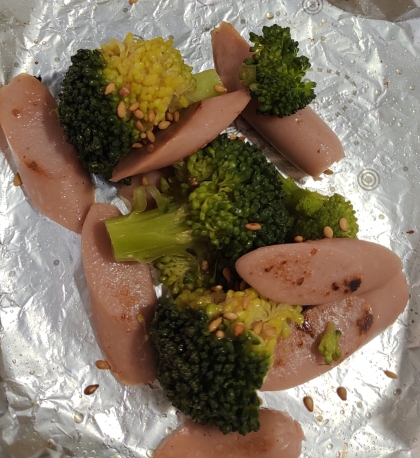 ブロッコリーと魚ニソde簡単甘辛味噌炒め