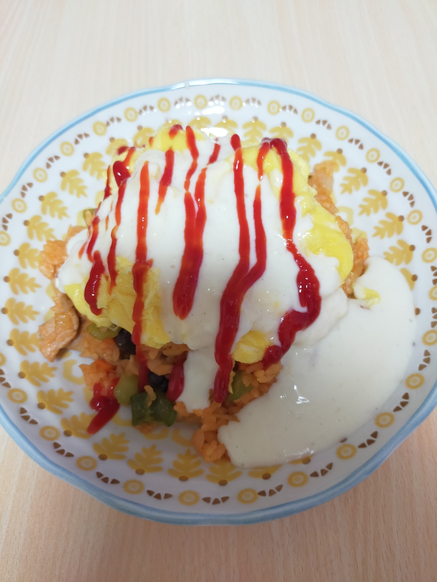激レア 食品サンプル クリームソースオムライス グラタン 2点