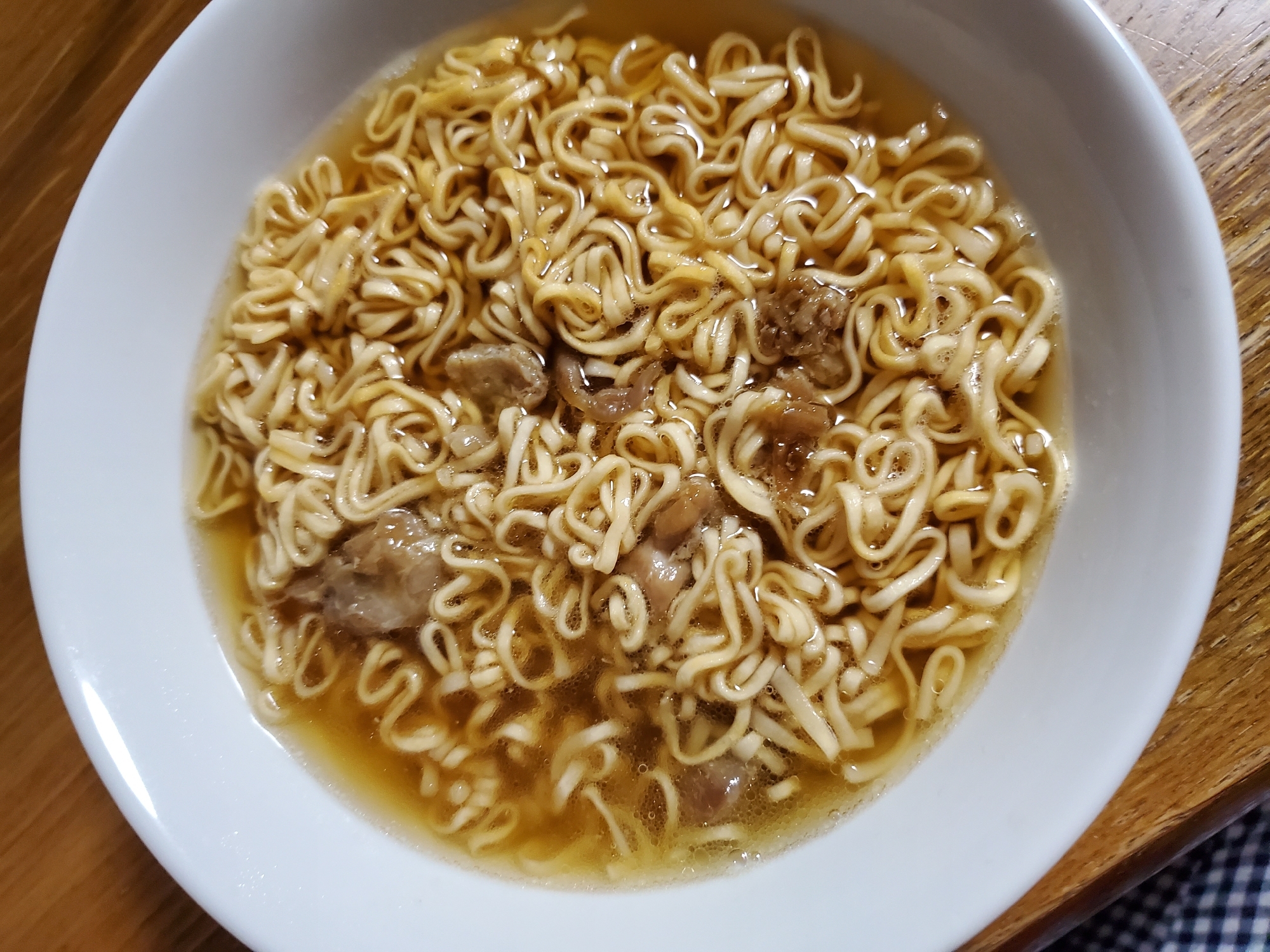 鶏の照り焼きチキンラーメン