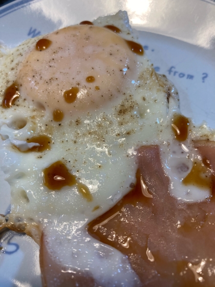 残り物をのせて♪目玉焼き朝食プレート