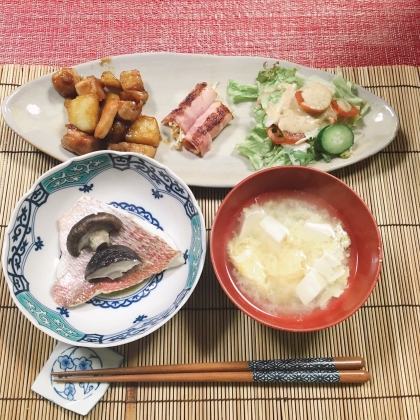 豆腐と玉ねぎの中華風かき玉スープ