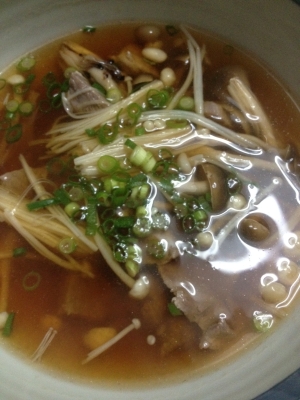 塩豚の豆豉醤スープ