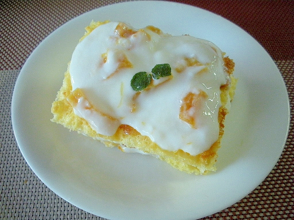 スポンジケーキで マンゴーヨーグルトケーキ レシピ 作り方 By Kojarin7 楽天レシピ