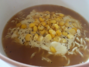 とろけるチーズとコーンの味噌ラーメン レシピ 作り方 By ピーチェ 楽天レシピ