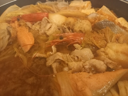シンプル海鮮鍋