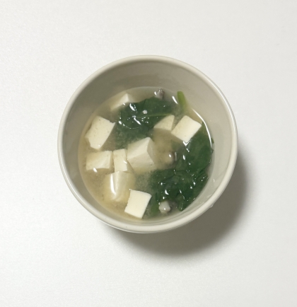 大根・小松菜・豆腐De味噌汁