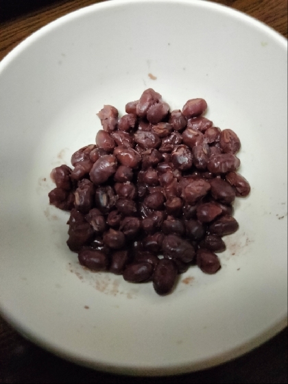 砂糖なしの小豆煮