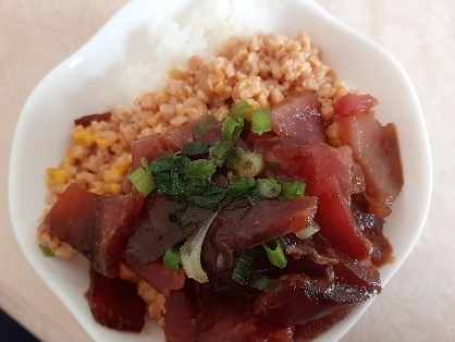 リメイクアレンジ☆づけ鮪の納豆丼