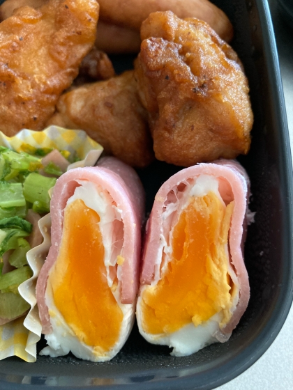 レンジで簡単♪我が家の“ハムエッグ”
