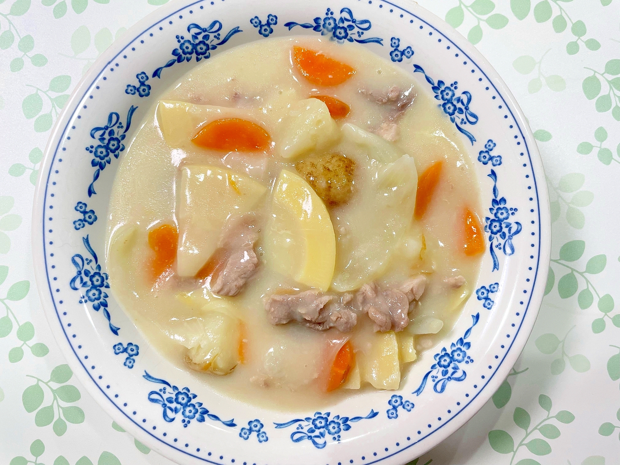 ルー不使用☆筍と豚肉のシチュー