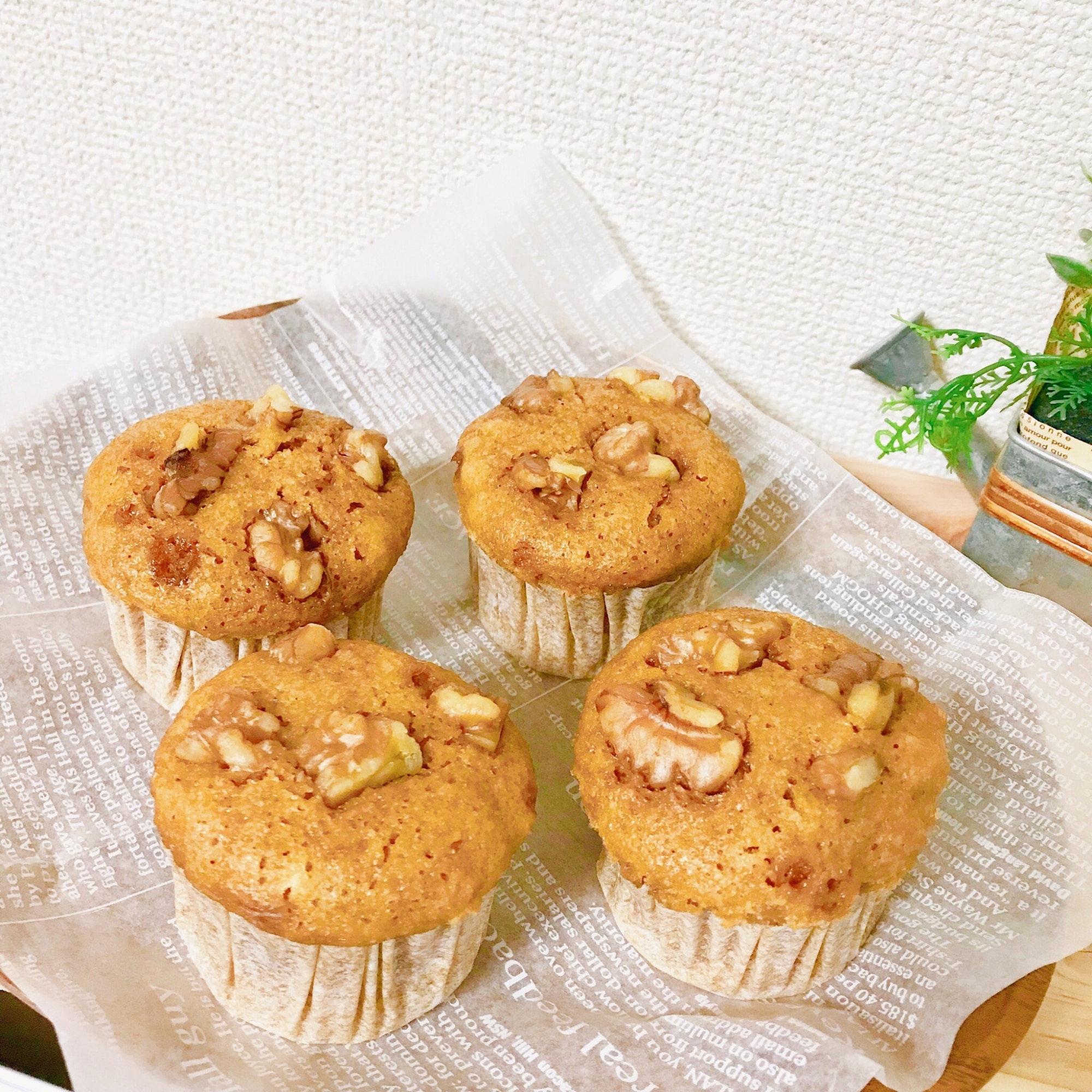 くるみ黒糖蒸しパン レシピ 作り方 By 黒豆2810 楽天レシピ